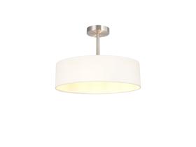 Baymont SN WH Ceiling Lights Deco Semi Flush Fittings